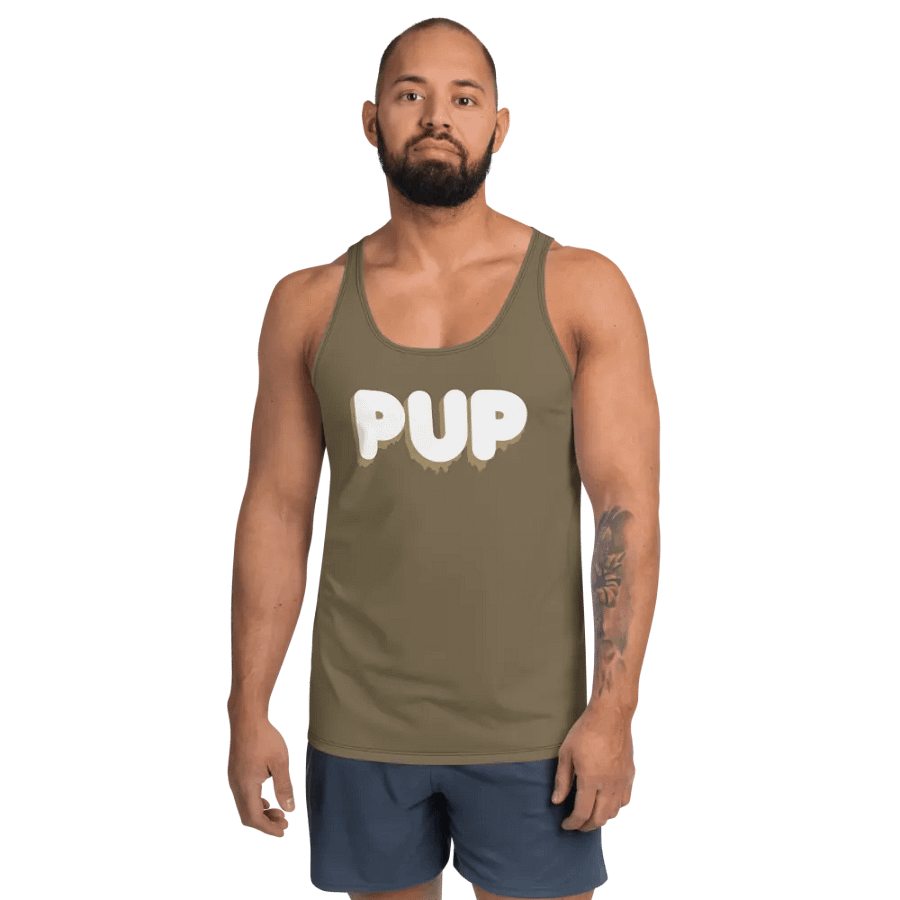 Identity Tank - PUP - Brown / Light Brown / White product image (3)