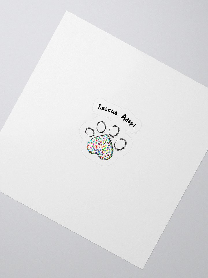 Whimsical Paw Print Kiss Cut Stickers product image (2)