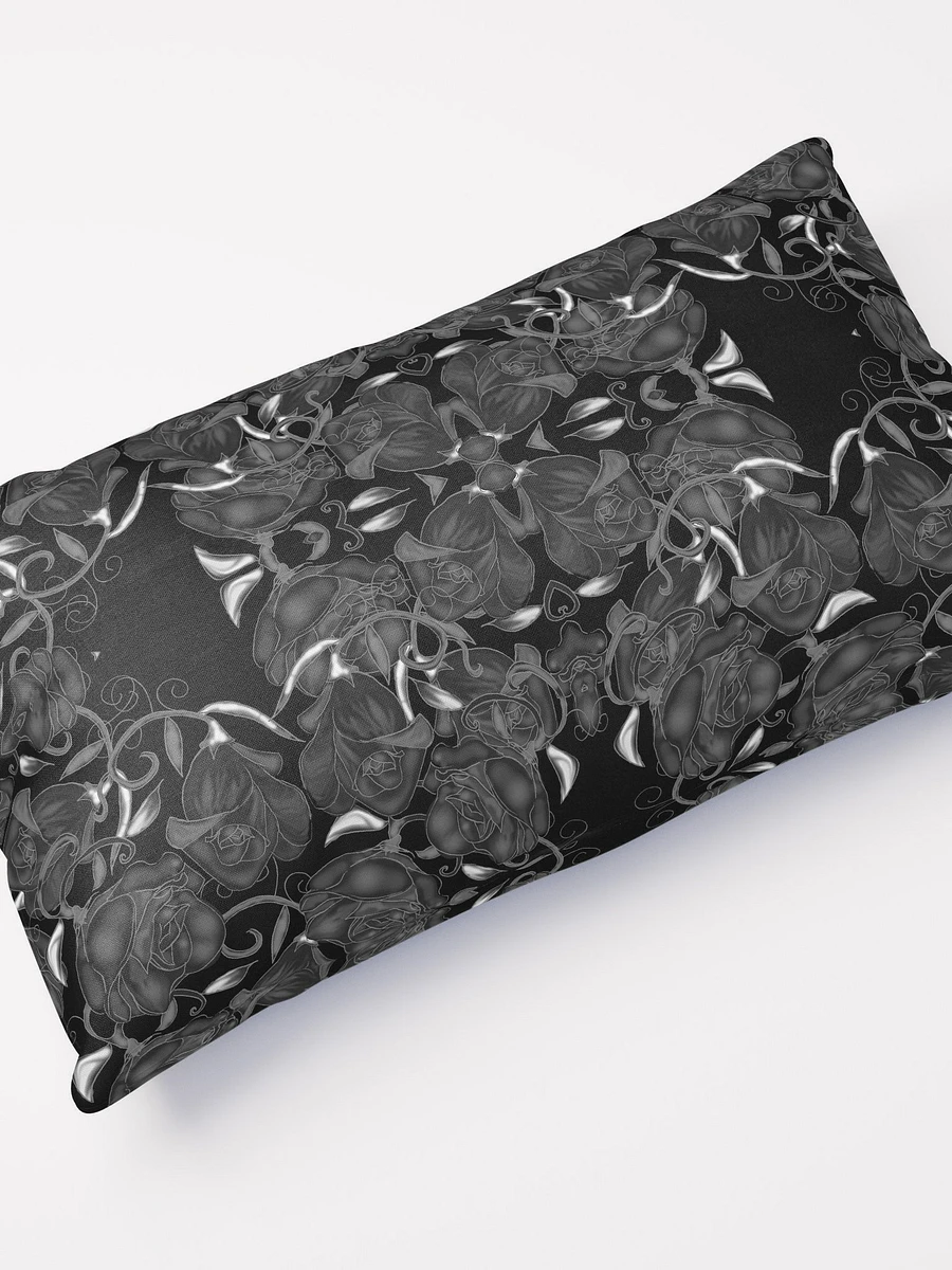 Black Roses Pattern Throw Pillow product image (10)