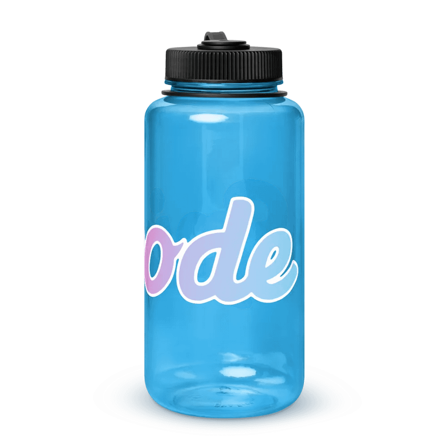 Episode Wide Mouth Plastic Water Bottle With Gradient Logo product image (3)