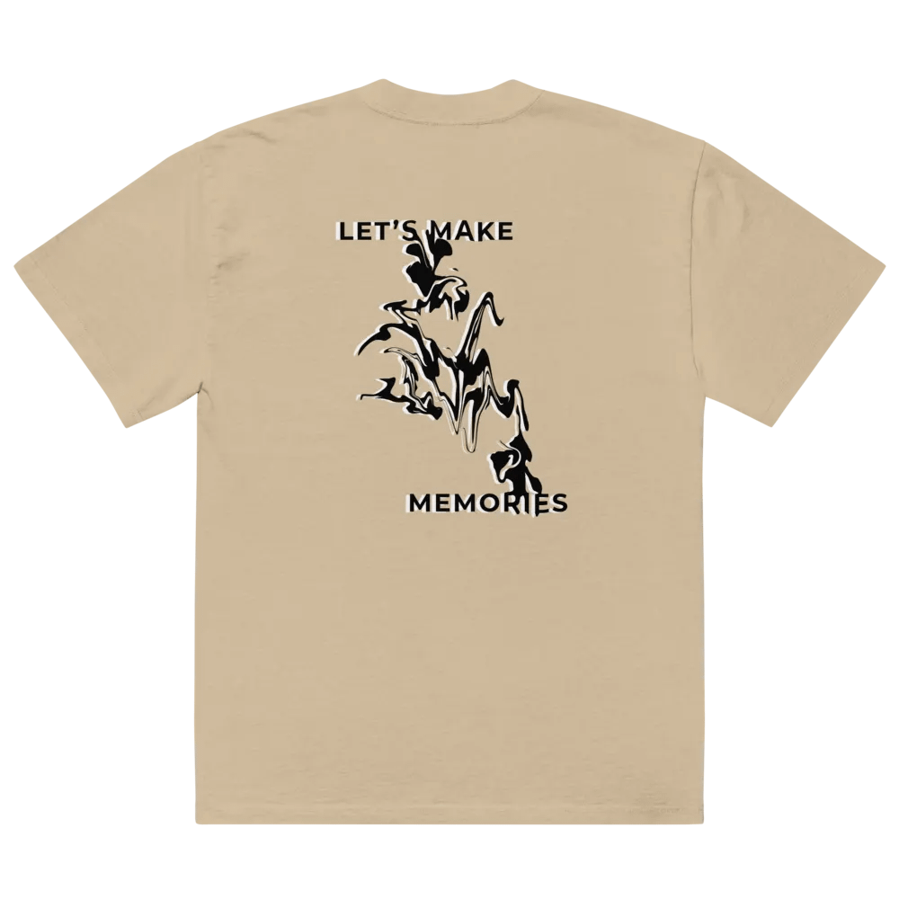 Let's Make Memories Oversized Premium Tee V2 product image (13)