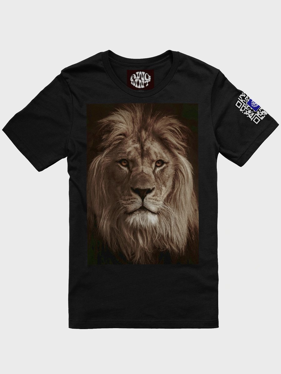 Lion of Judah Names of God Video T-Shirt - Scan QR, Watch Instantly! product image (1)