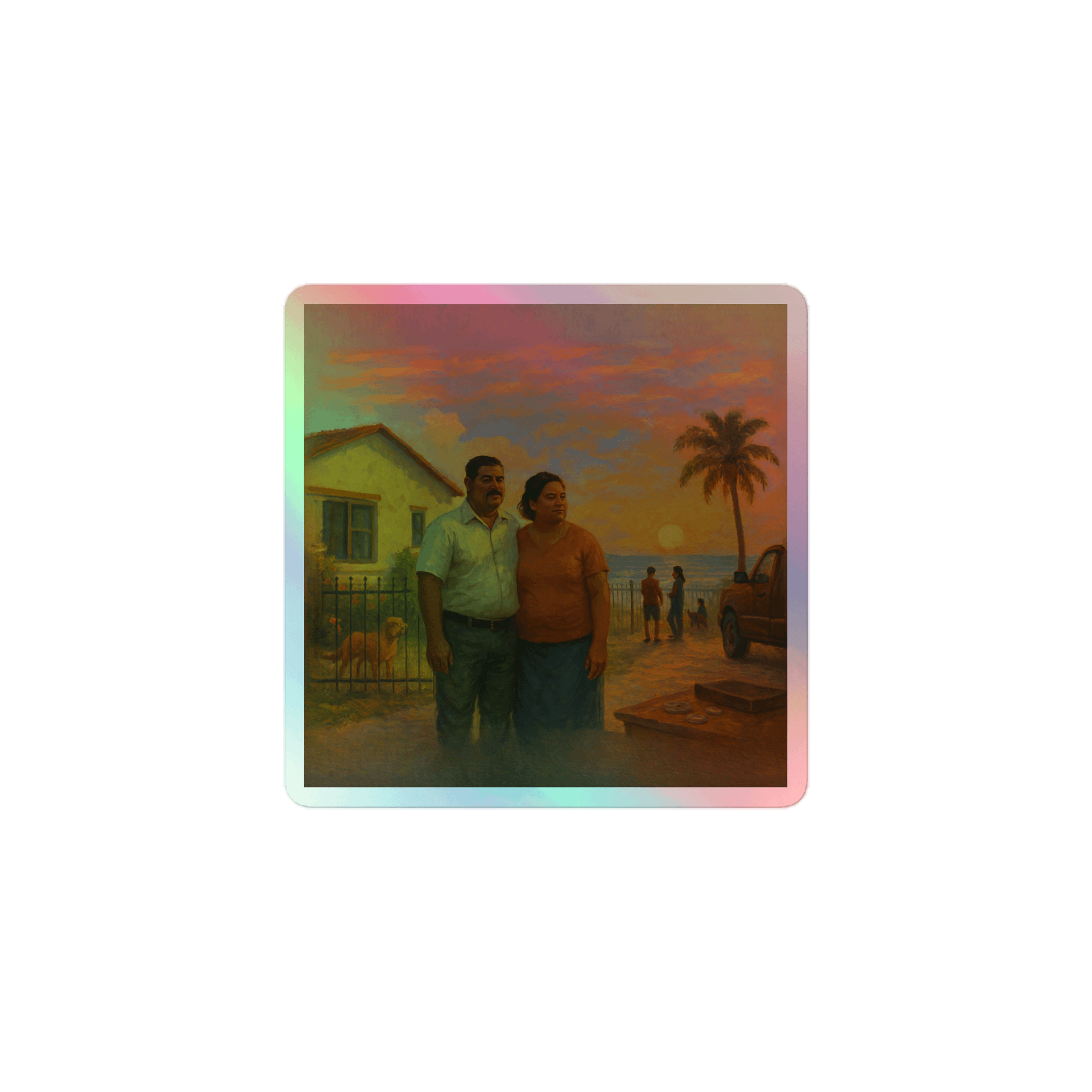 Track 7 – El Milagro del Amor | Holographic Sticker product image (1)