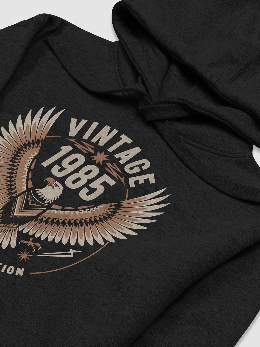 Vintage 1985 Fierce Eagle Native Spirit Style Birthday Hoodie product image (3)