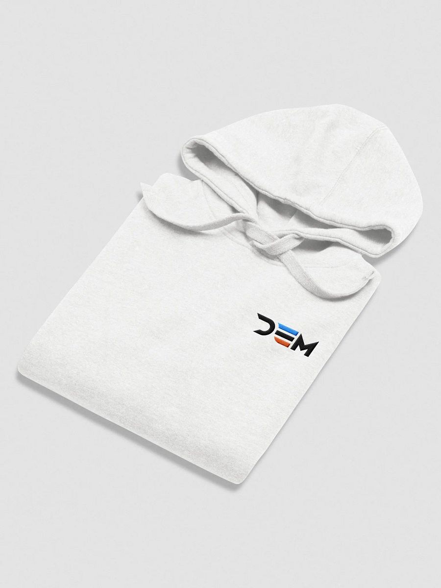 Dem White Hoodie (Embroidered) product image (3)