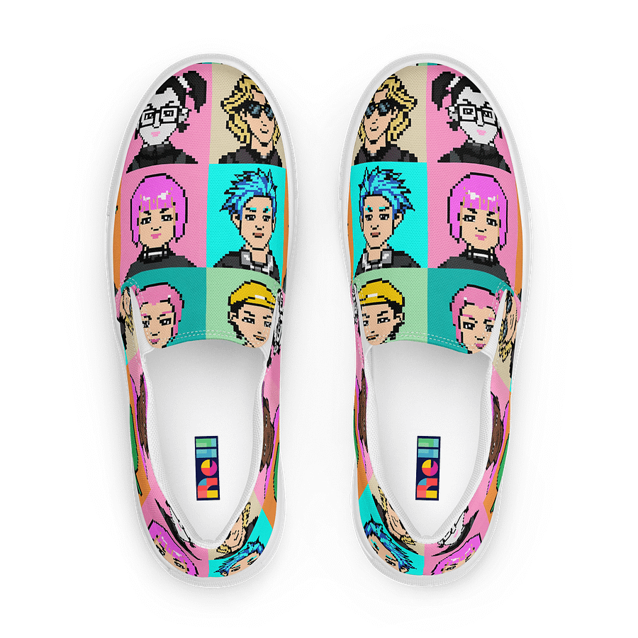 Pixel Portraits Women's Canvas Shoes product image (1)