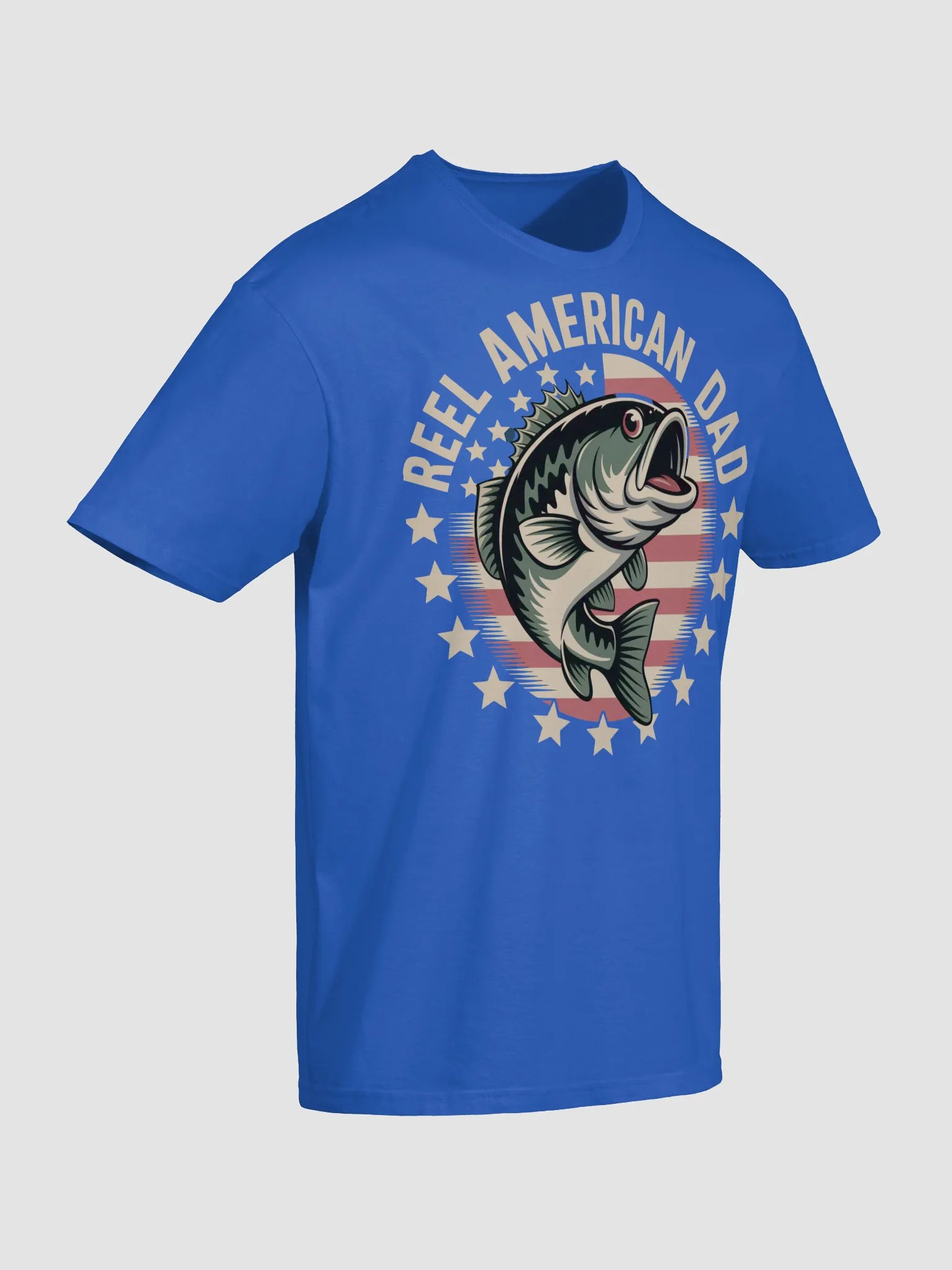 Reel American Dad Bass Fishing Tee product image (6)