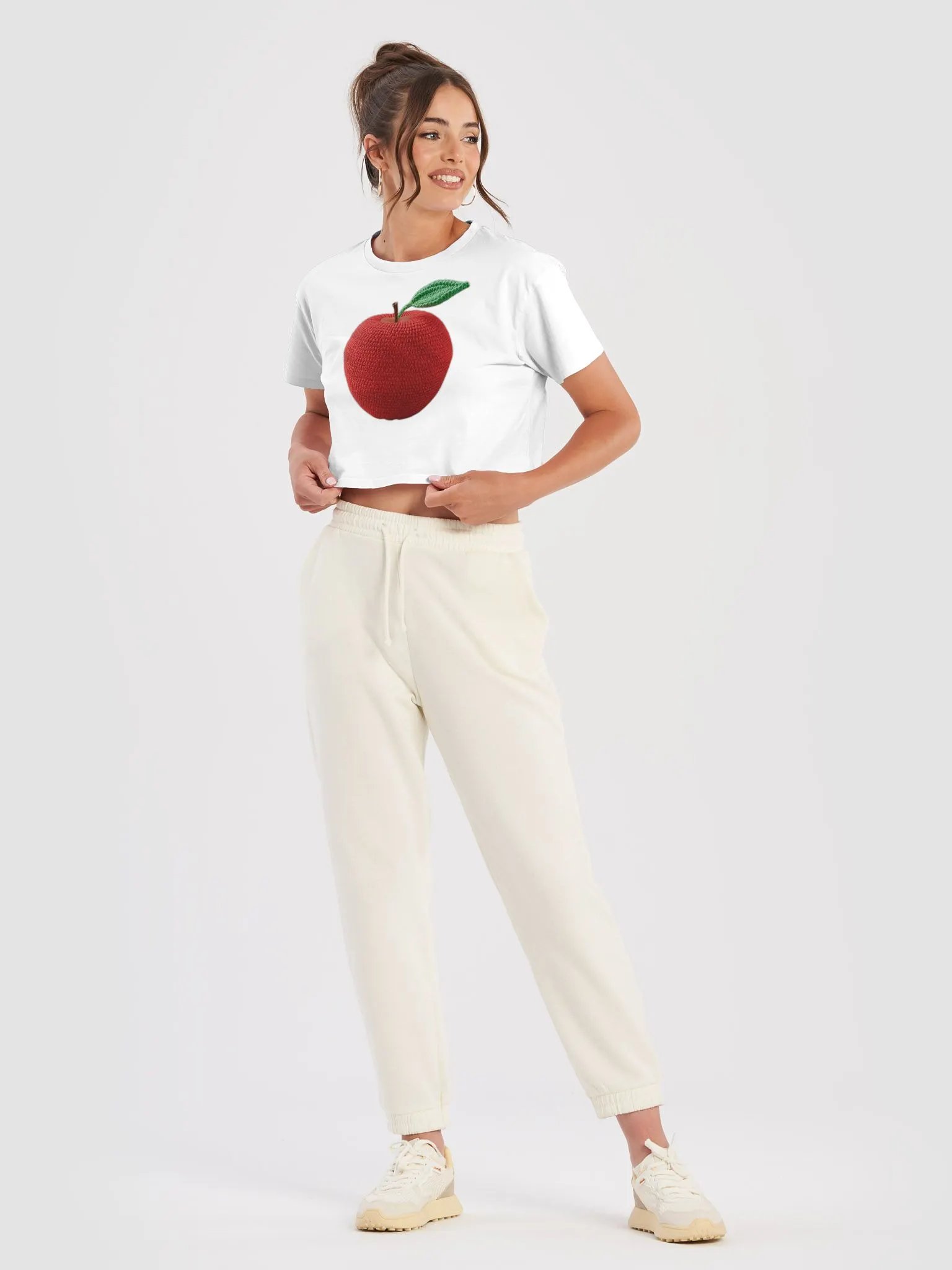 CozyAvocado Women's Premium Apple Crop Top #8 product image (5)