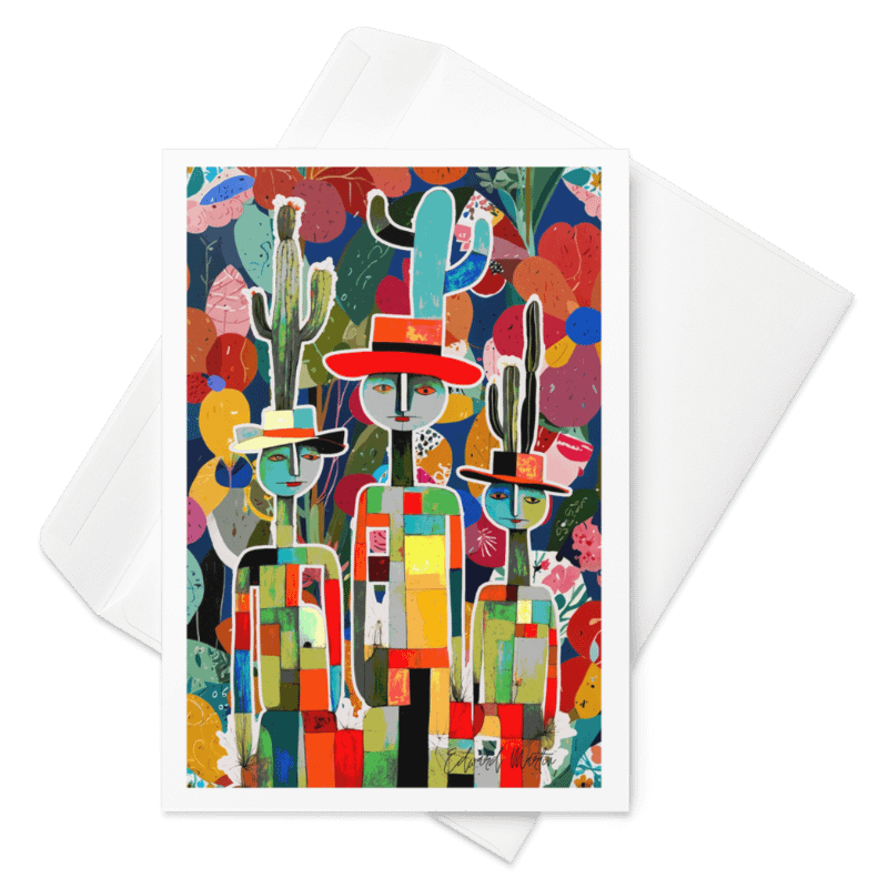 Cacti Amigos by Edward Martin Card product image (1)