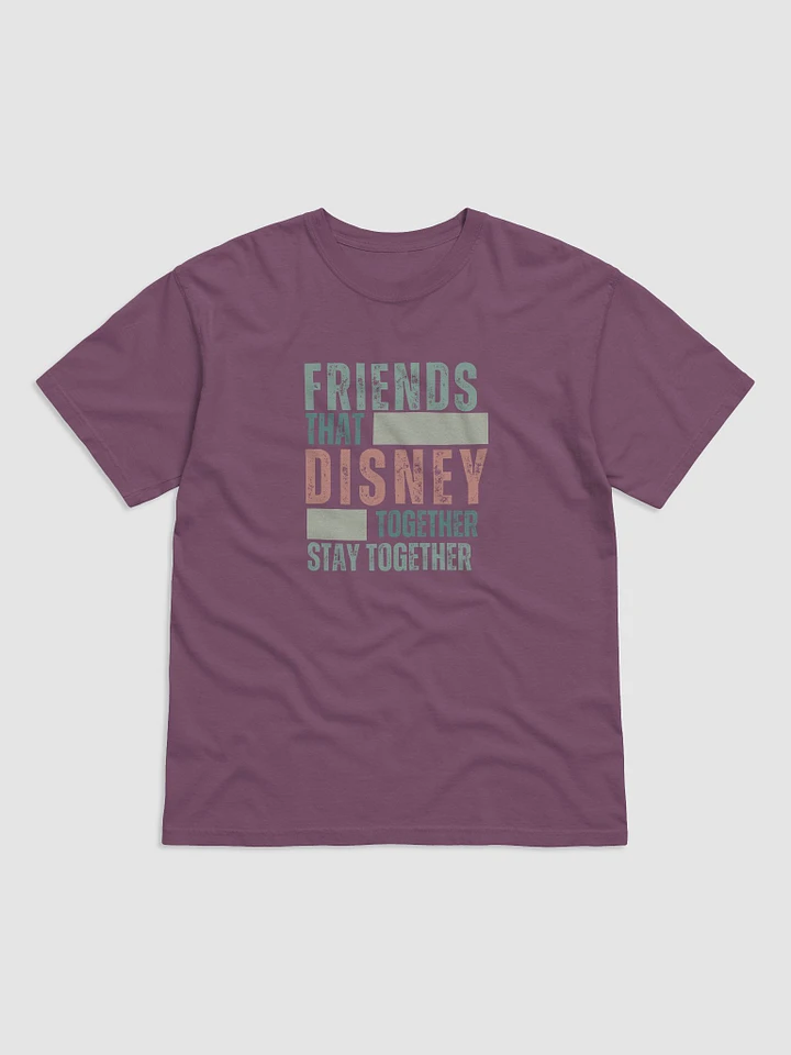 Pastel Disney Magic Friendship Heavyweight Pigement Dyed Tee by Seconds to Go product image (1)