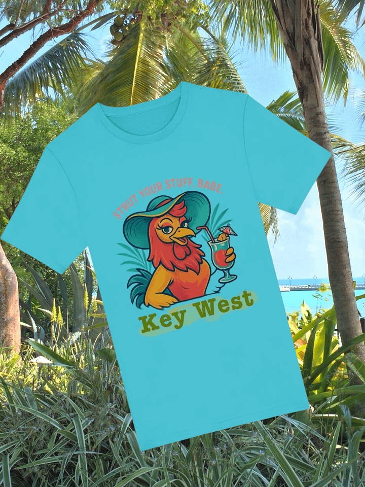 Key West Strut Your Stuff, Babe Ultra-Soft Rooster Tee product image (1)