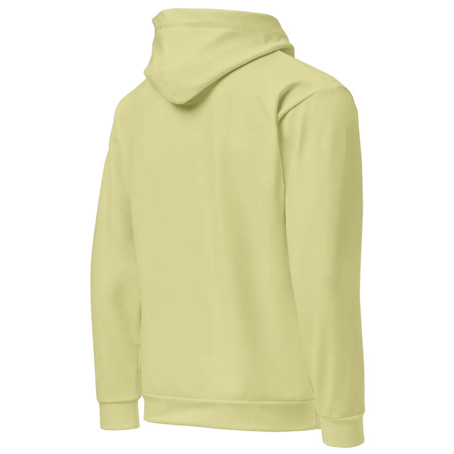 Plain Light Yellow True Summer Unisex Recycled Polyester Heavyweight Premium Hoodie by Treasure Pie product image (4)