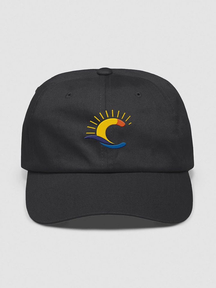 Sun & Wave Embroidered Dad Hat product image (3)