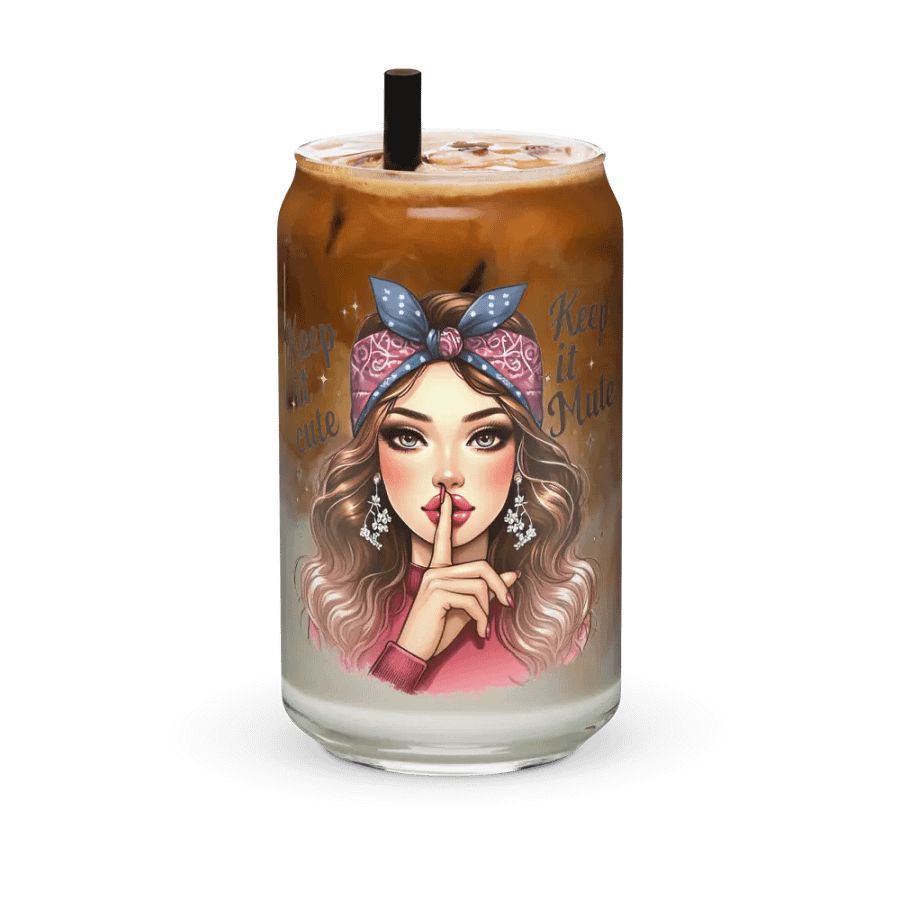 Keep It Cute Cup With Lid And Straw product image (6)