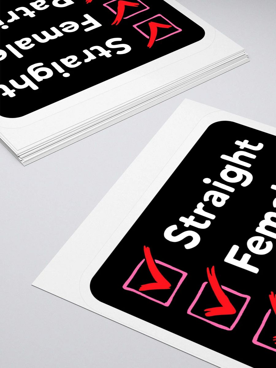 Sticker: Female Checklist product image (8)