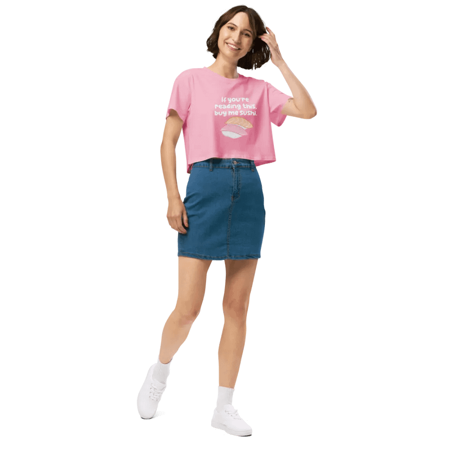 Sushi Lover Crop Top product image (4)