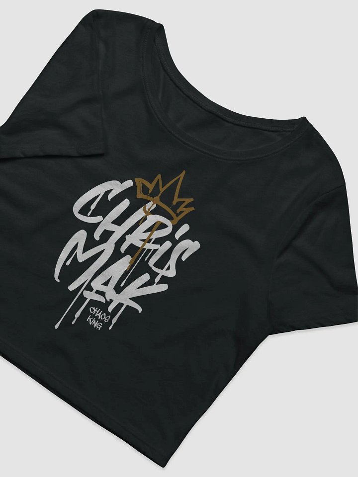 Chaos King Crop top in Black product image (2)