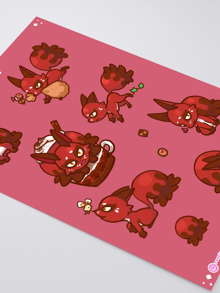 Pokemon Nickit クスネ Sticker Sheet product image (2)