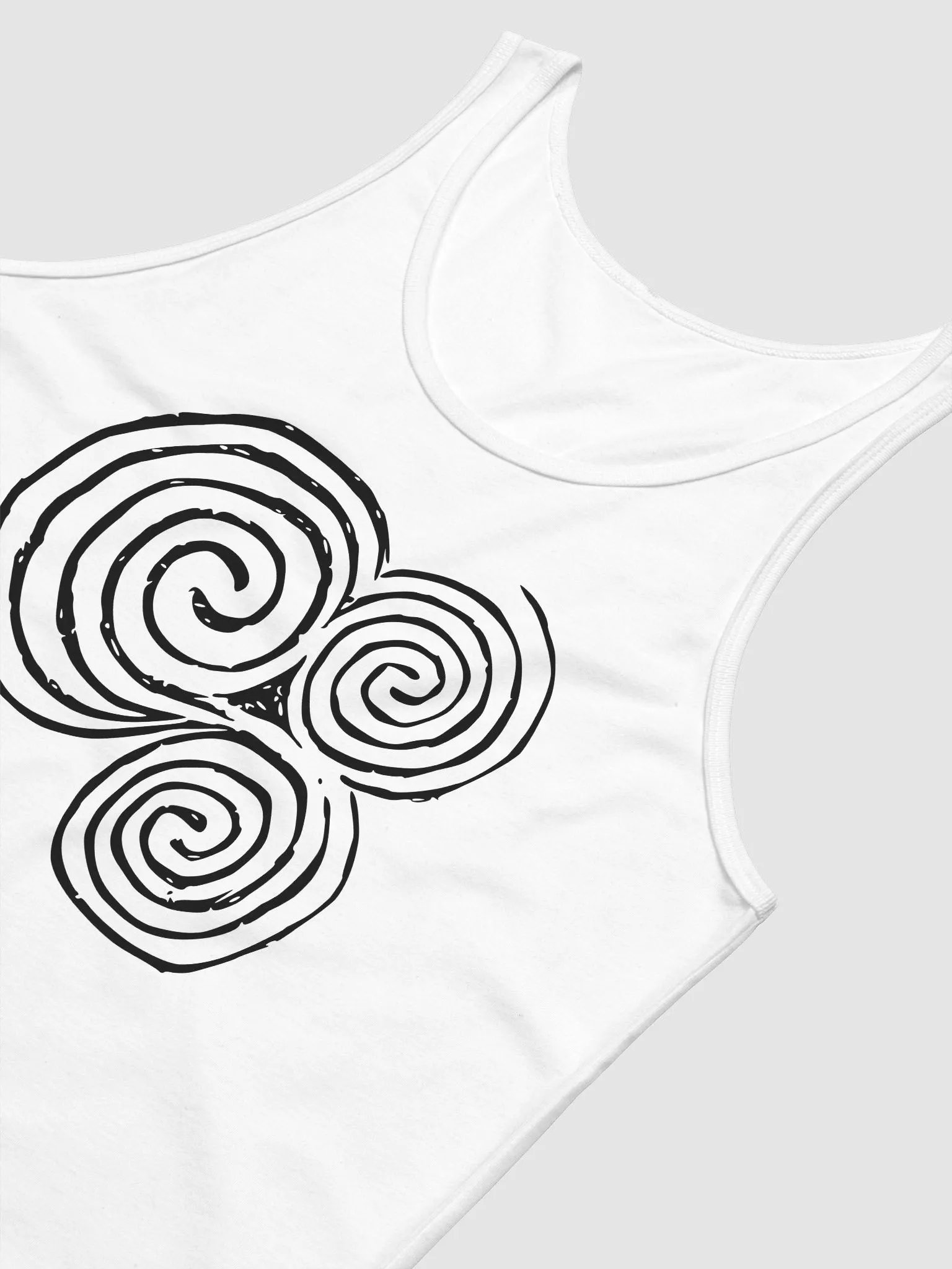 Newgrange Triskelion Men's Tank Top White product image (12)