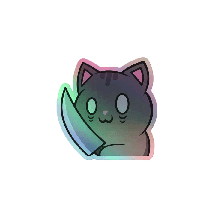 Holographic Stabbin' Sticker product image (1)