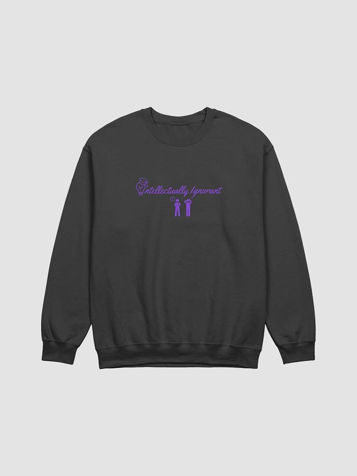 Intellectually Ignorant (Purple logo) Crewneck Sweatshirt product image (1)