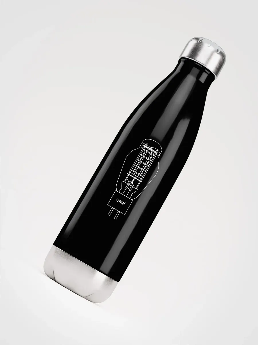 iyagi 300B Tube Stainless Steel Water Bottle (black) product image (4)