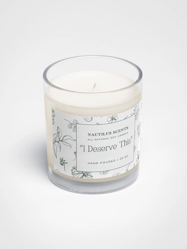 Nautilus Scents: 'I Deserve This' Soy Wax Candle product image (2)