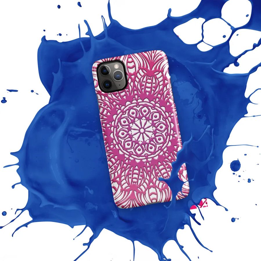 Pink romantic mandala phone case product image (12)