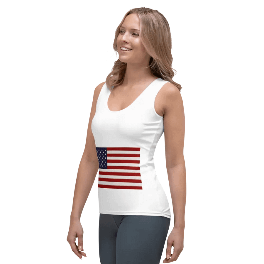 US Flag Womans Premium Vest product image (5)