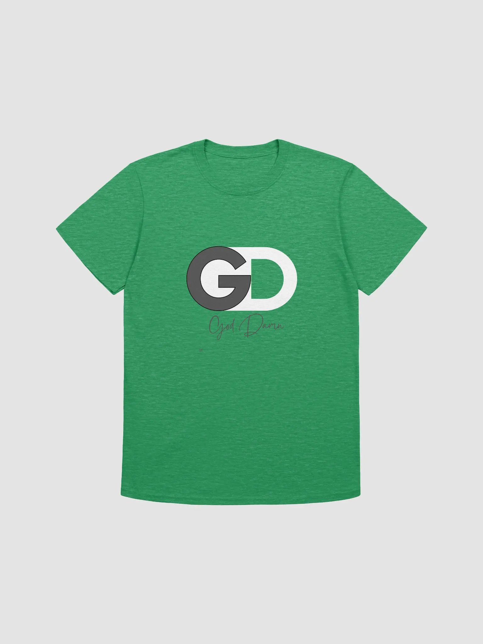 God Damn GD Graphic Tee – Bold Minimalist Statement Streetwear product image (5)