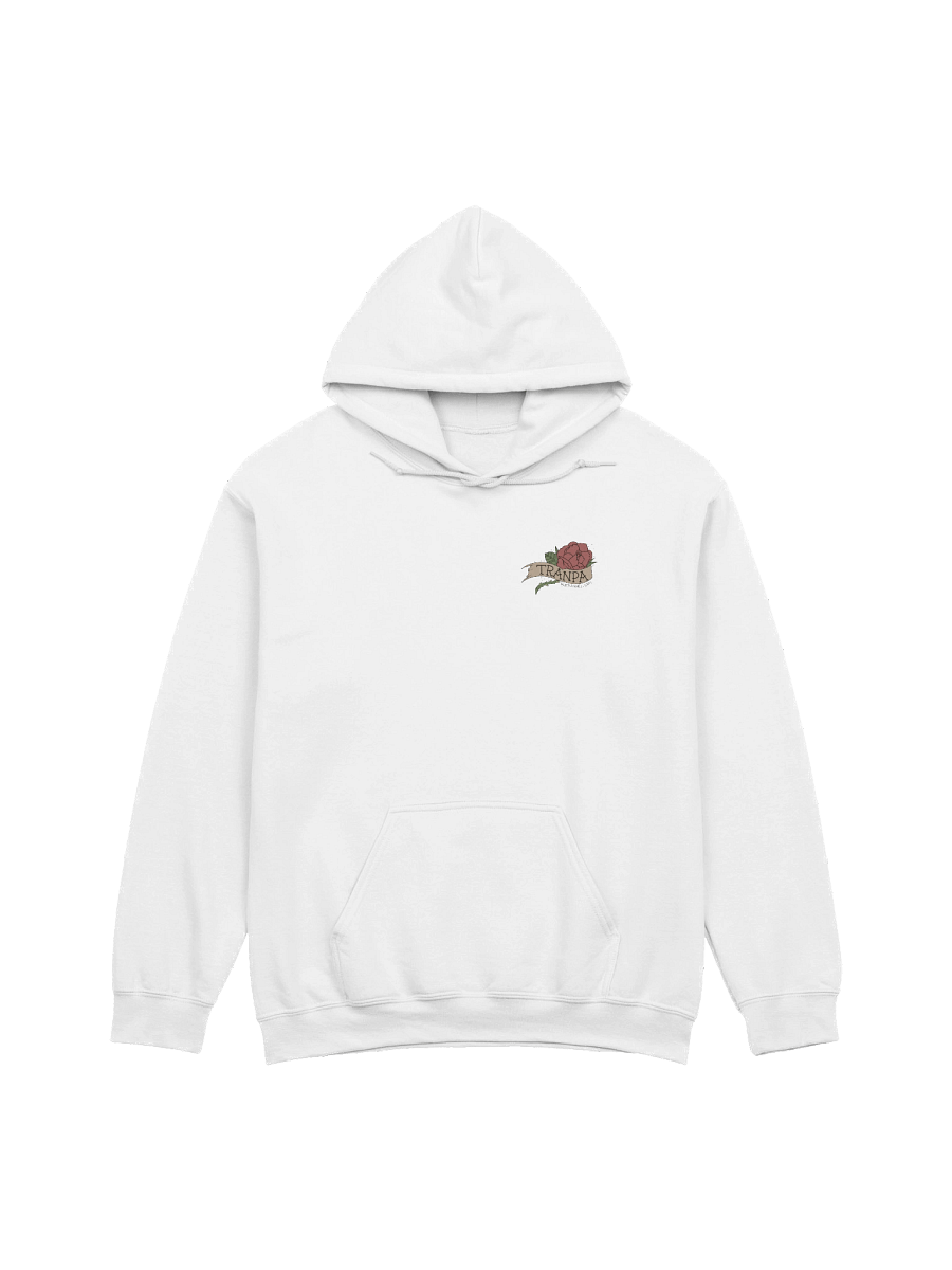 [Buck Angel Shop] Buck Tranpa Tattoo Drawing - Unisex Pullover Hoodie [black lettering] product image (1)