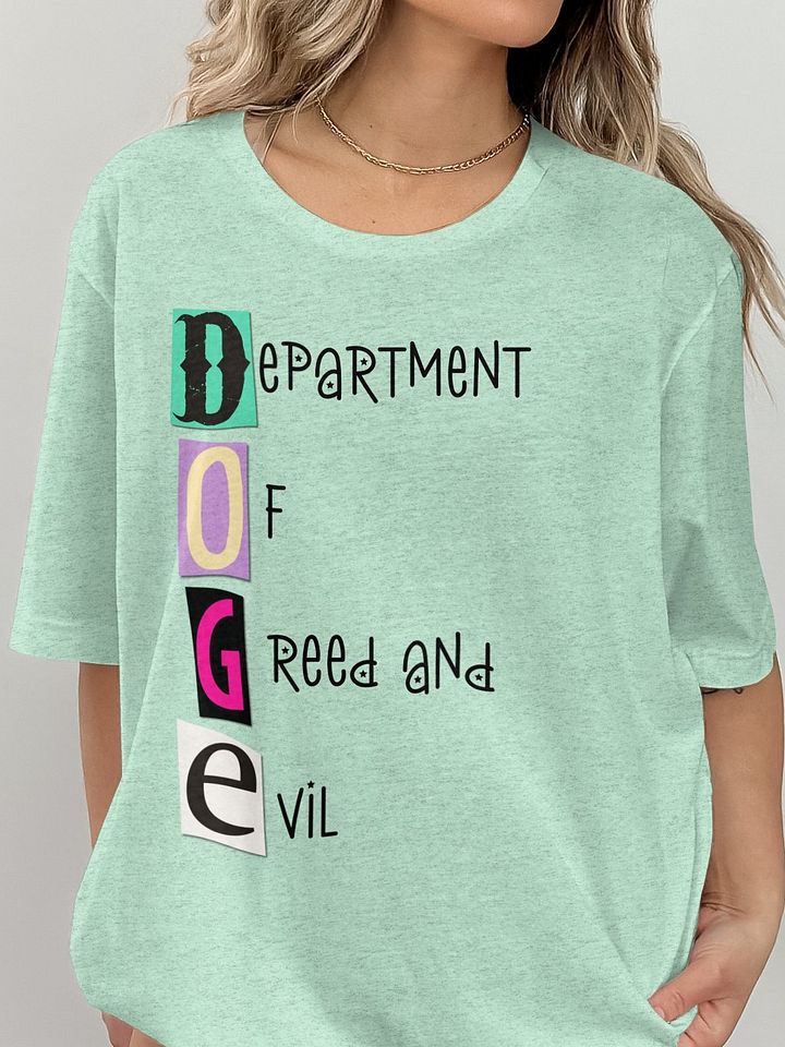 DOGE Department Of Greed And Evil T Shirt product image (1)