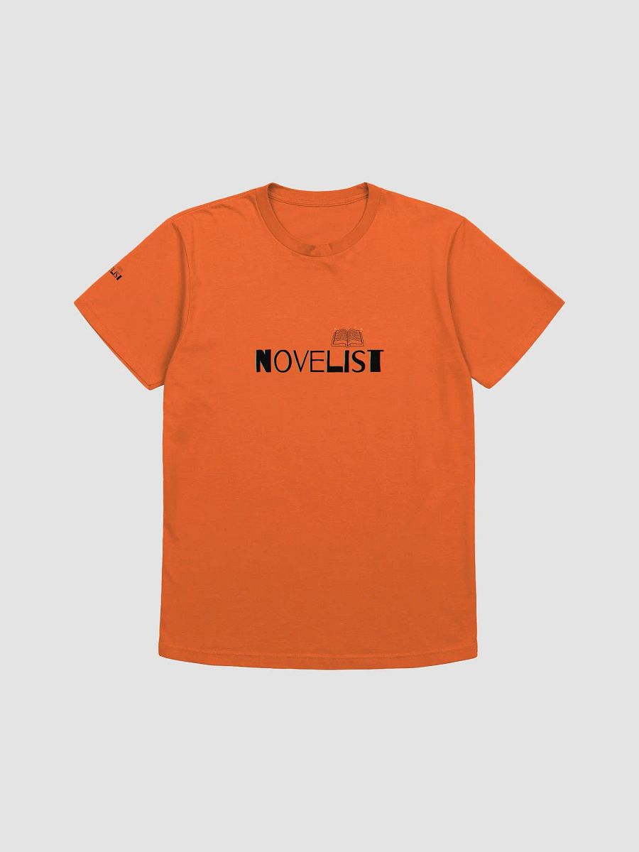 Novelist Black Text Supersoft T-shirt product image (3)