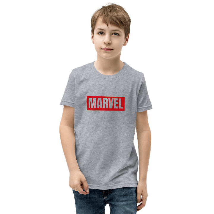 Kids Youth Short Sleeve T-Shirt Marvel Graphic product image (1)