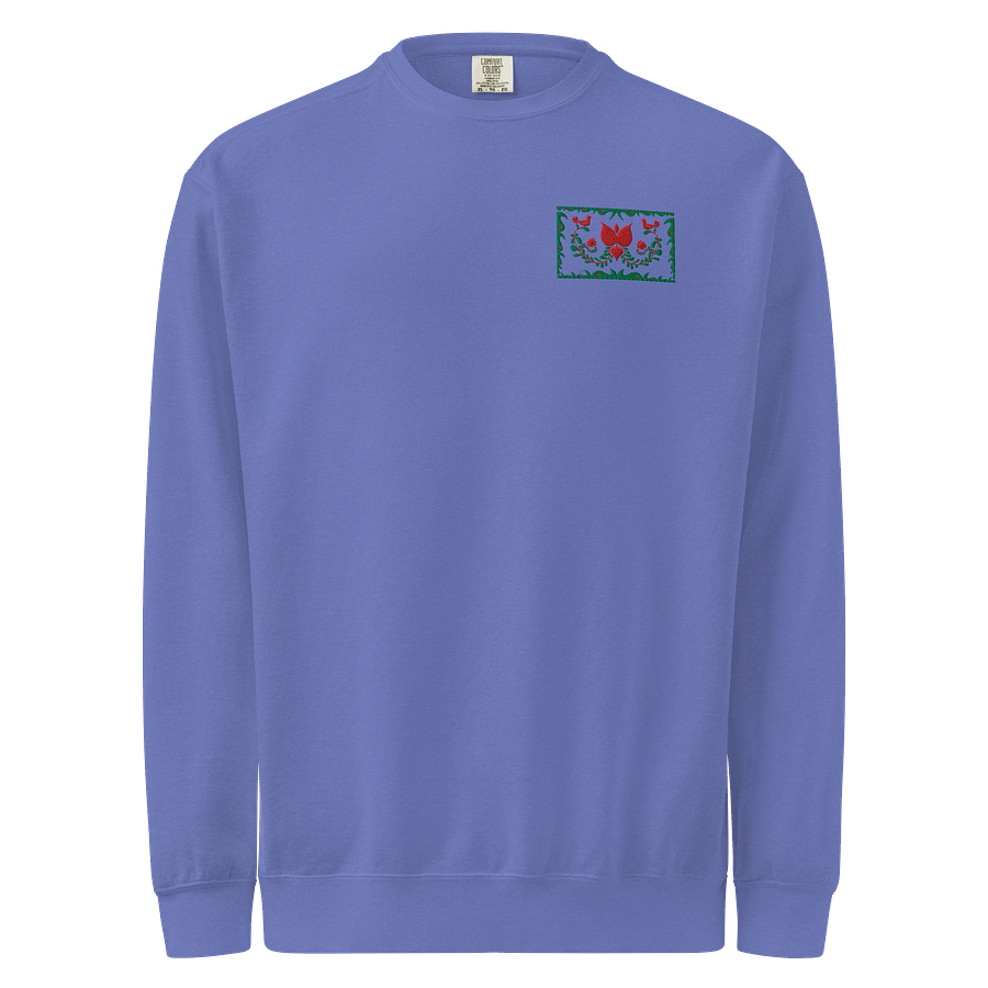 Vibrant Hungarian Floral Symphony Embroidered Sweatshirt product image (1)