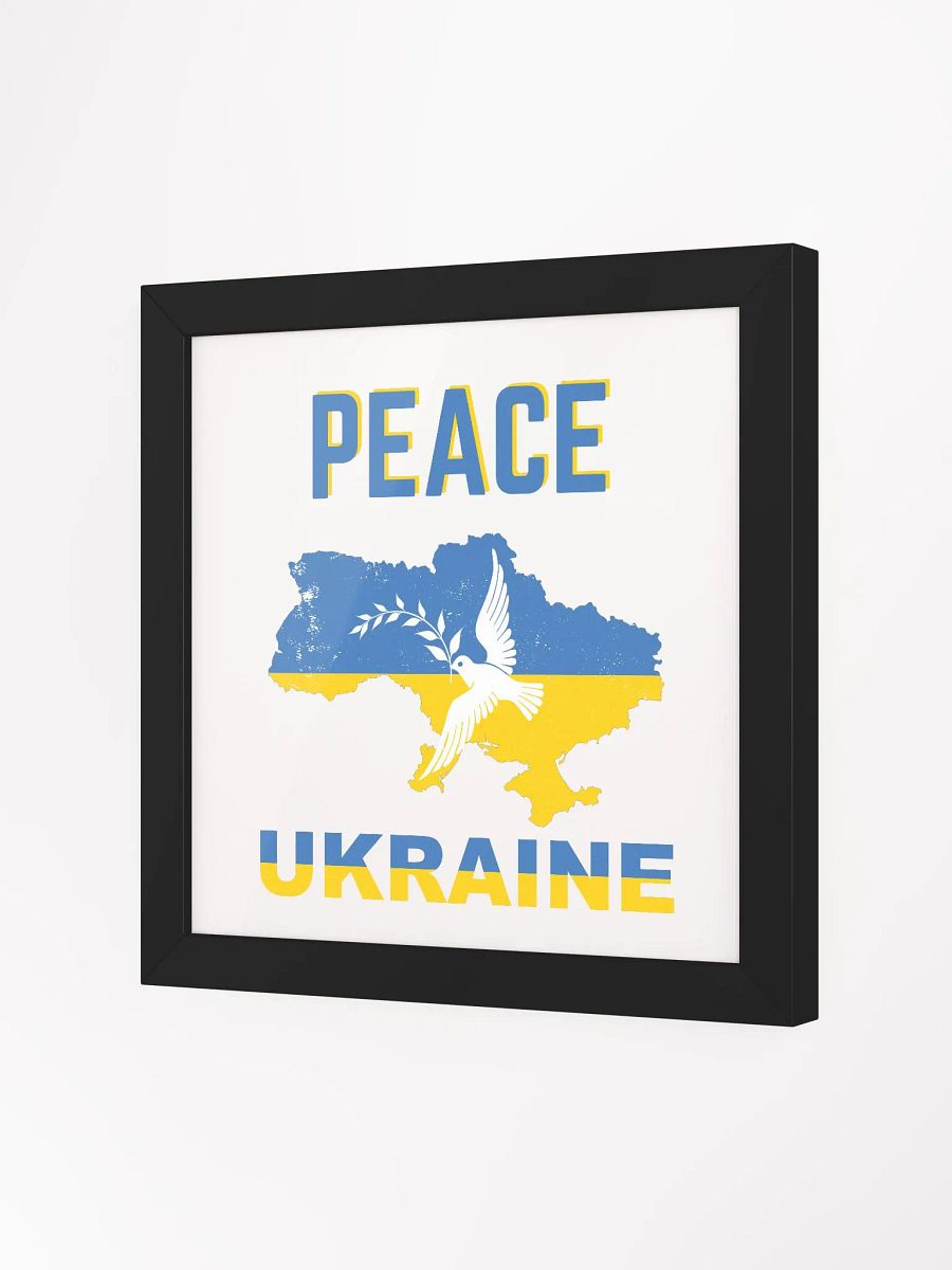 Ukrainian Peace Dove Framed Poster product image (12)