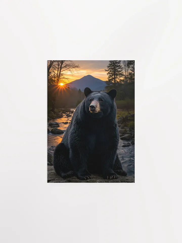 Black Bear: Mt. Le Conte's Guardian Poster product image (3)