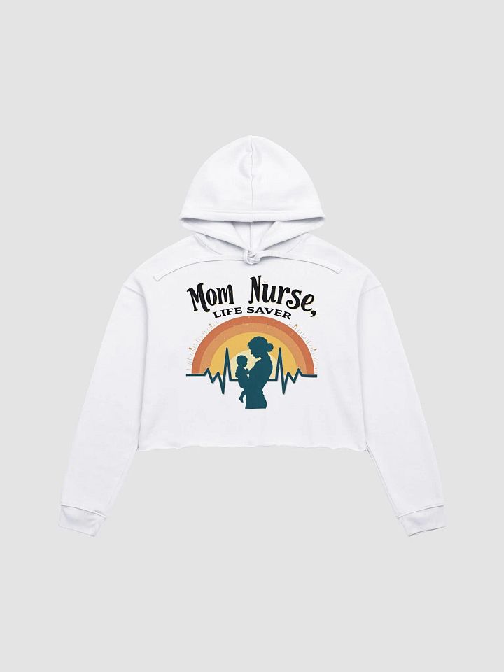 Rainbow Heartbeat Mom Nurse Hoodie product image (1)