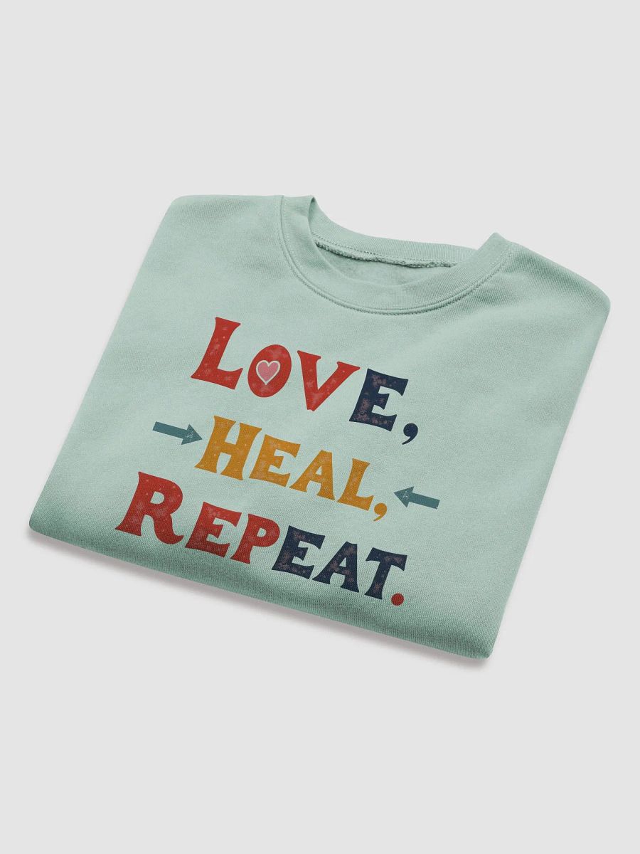 Love Heal Repeat Fleece Crop Sweatshirt product image (16)