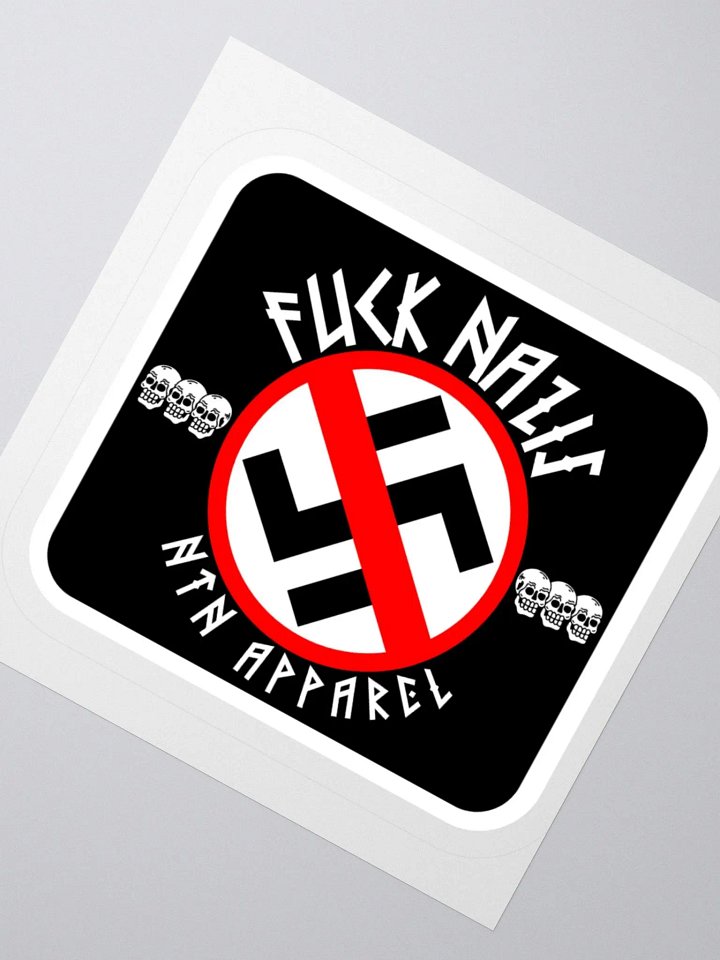 F**k N*zis Die-cut sticker product image (4)