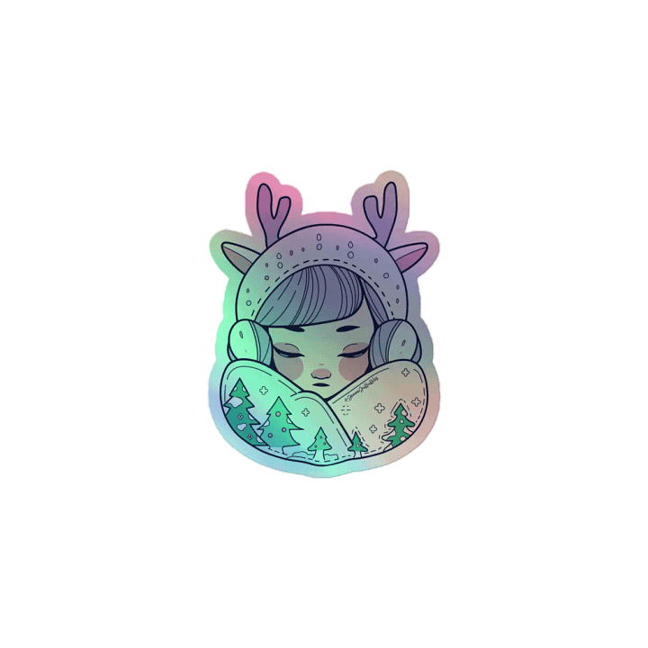 Shiver | 3D Holographic Kiss-Cut Sticker product image (2)