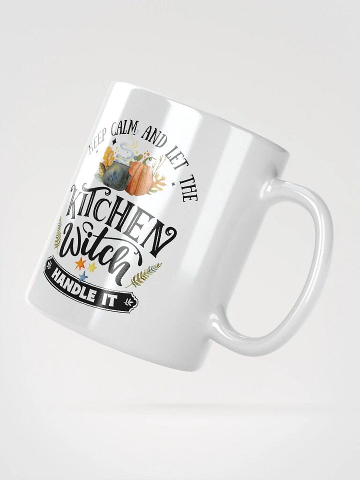 Keep Calm and Let the Kitchen Witch Handle It WHITE GLOSSY MUG - Witchy, Kitchen Witch, Magic Kitchen Gift product image (2)