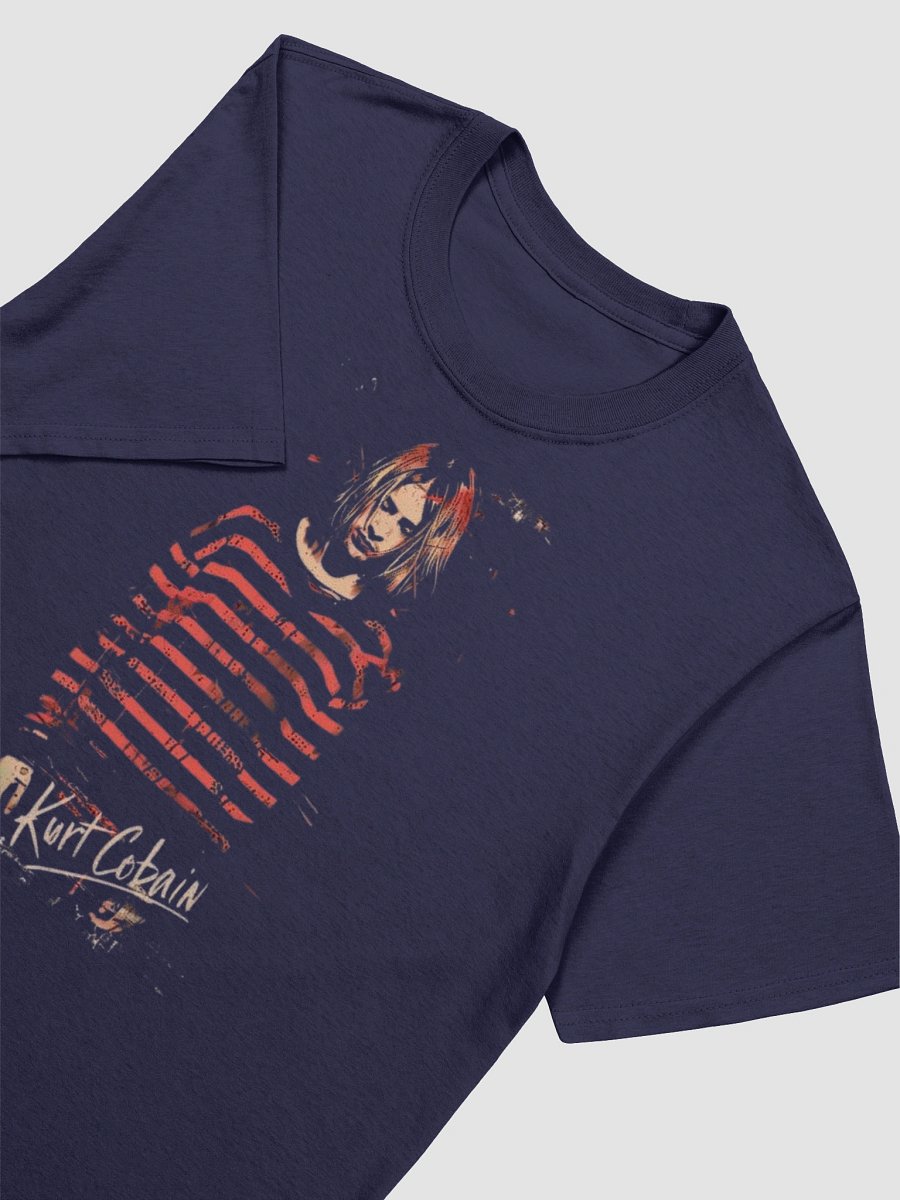 Kurt Cobain T-Shirt - Nirvana Striped Sweater Grunge Portrait product image (5)