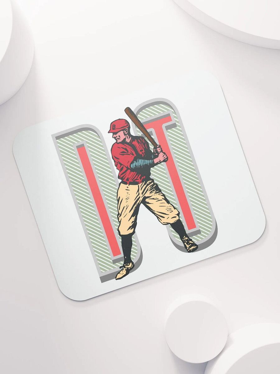 Do It Baseball Vintage Swing Mouse Pad product image (1)