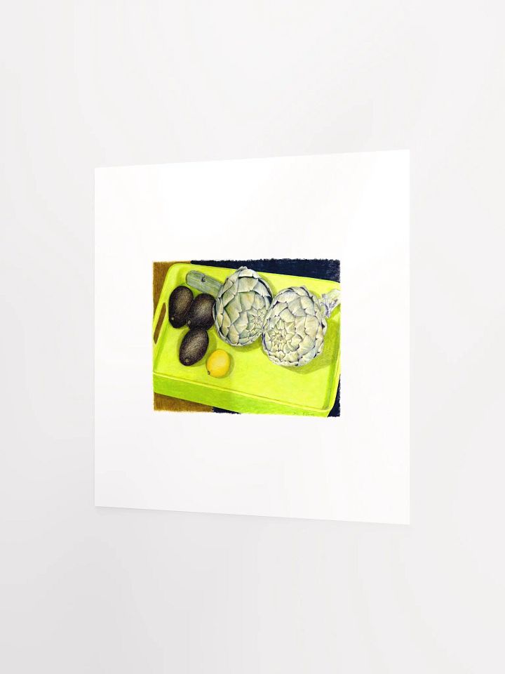 artichokes, avocados & lemon 2005 print product image (2)