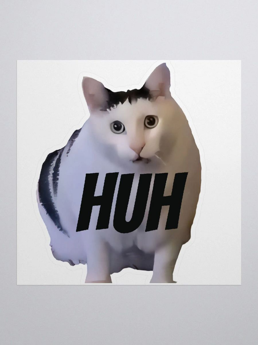 Huh Cat Meme Stickers product image (1)