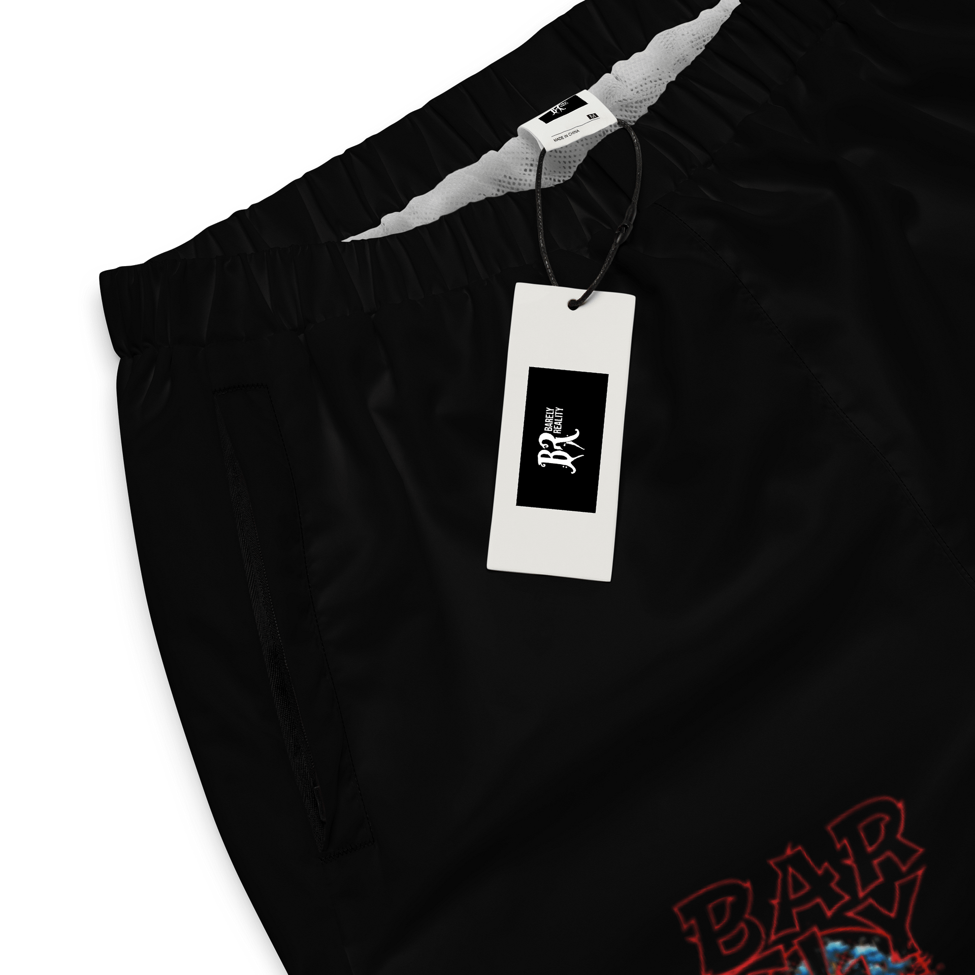 "ANIME BLUE TREE" TRACK PANTS (BLK) product image (3)