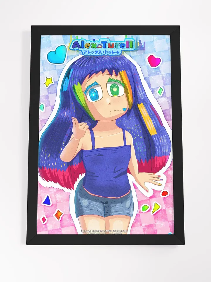 Cute Lil Bro Blows You a Kiss [FRAMED POSTER] product image (4)