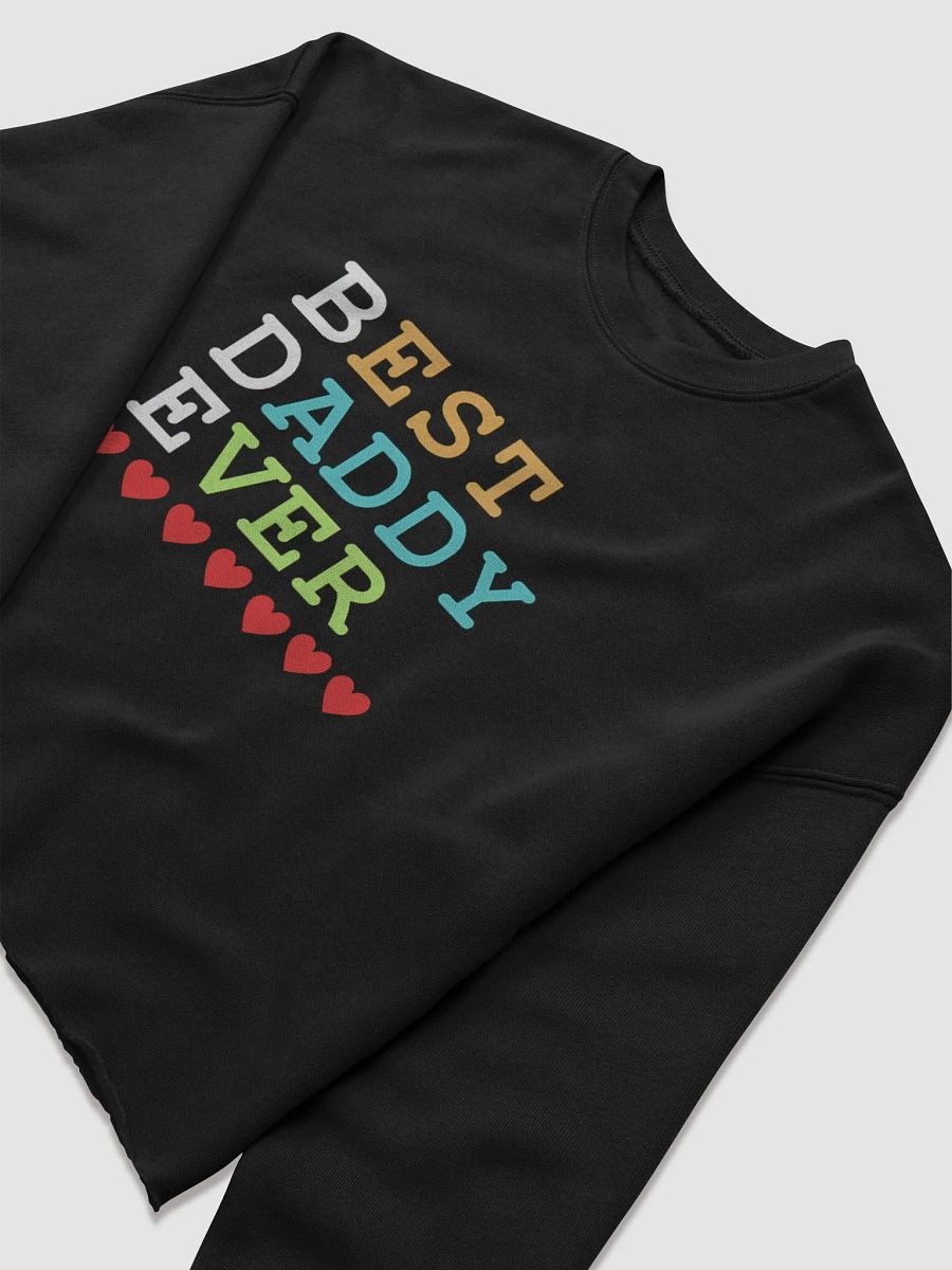 Best Daddy Ever Bella+Canvas Women's Fleece Crop Sweatshirt product image (5)