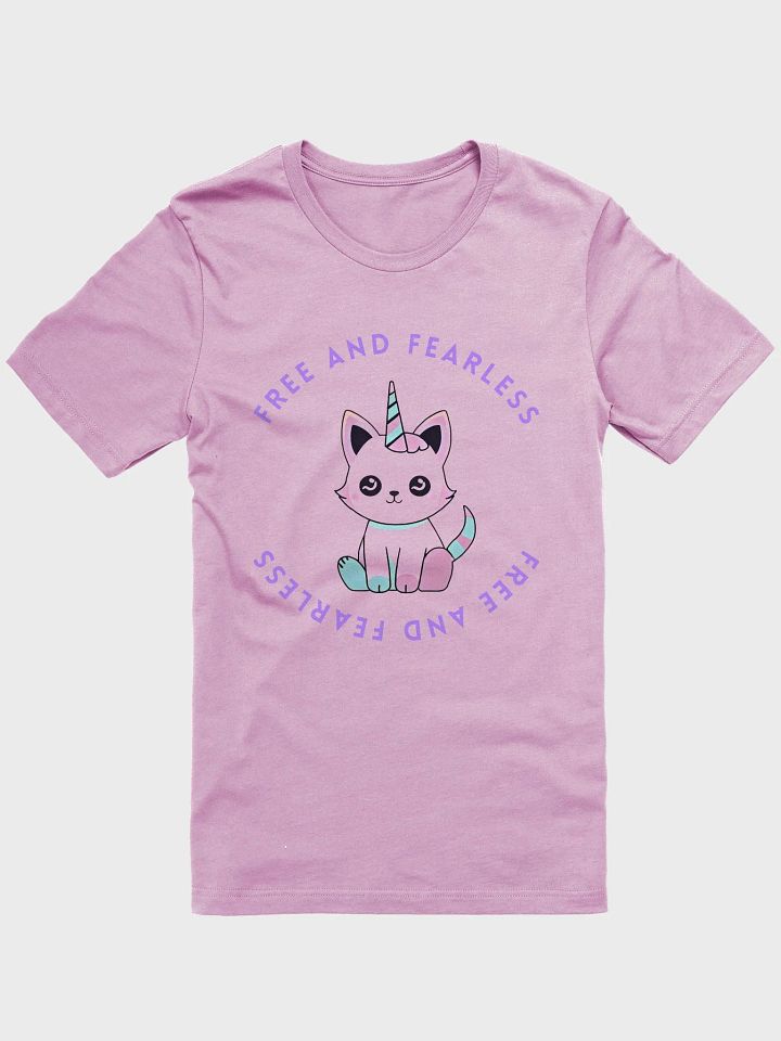 Free and Fearless Cat Unicorn T-Shirt product image (1)
